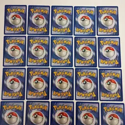 50 Vintage Pokemon Card Lot Light Play Condition Common & Uncommon Free Shipping - Image 4