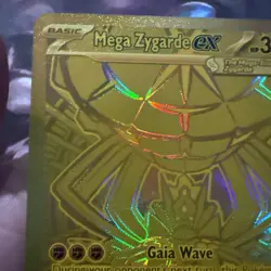 Pokemon Mega Zygarde EX Full Art Foil Dragon 310 HP Card 124/088 2026 English - Image 3