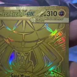 Pokemon Mega Zygarde EX Full Art Foil Dragon 310 HP Card 124/088 2026 English - Image 4