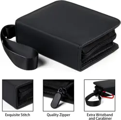 Small 1 Pocket Trading Card Binder, 80 Pockets Mini Card Album Book with 40 R. - Image 2