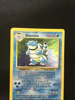 Pokemon TCG Base Set Blastoise Holo Rare Card 2/102 Vintage WOTC LP - Image 2