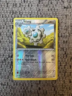 2013 Pokemon Black & White Plasma Storm 89/135 Klang Reverse Holo NM Rare Card - Image 1