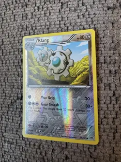 2013 Pokemon Black & White Plasma Storm 89/135 Klang Reverse Holo NM Rare Card - Image 2