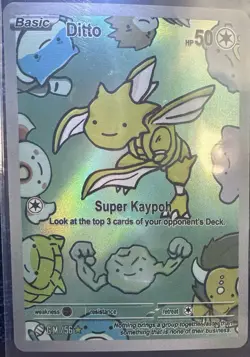 After Skool Hobby Pokemon S2 Genetic Mystery 56 Scyther Ditto Card NM-Mint - Image 1