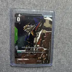 Wing Gundam Zero GD01-024 Lr+ Foil Gundam Card Game NM Mint - Image 1