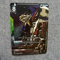 Wing Gundam Zero GD01-024 Lr+ Foil Gundam Card Game NM Mint - Image 3