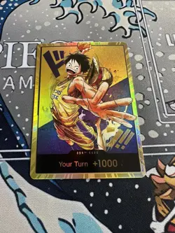 Luffy One Piece Lakers Don Card Custom Foil - Image 1