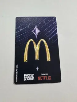 McDonald's Kpop Demon Hunters Saja Boys Baby Holo Card - Image 3