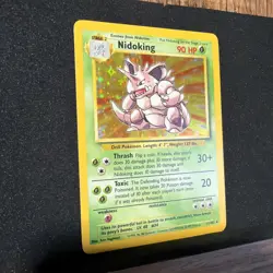 Nidoking 11/102 Holo Base Set Unlimited LP Pokemon Card Vintage WOTC 1999 - Image 4