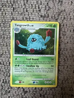 2009 Pokemon Platinum Arceus 10/99 Tangrowth Holo Near Mint Rare Card Vintage - Image 1