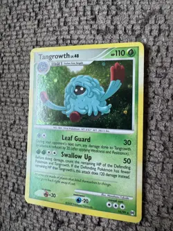 2009 Pokemon Platinum Arceus 10/99 Tangrowth Holo Near Mint Rare Card Vintage - Image 2