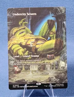 Undercity Sewers - Regular (Borderless) Teenage Mutant Ninja Turtles - Mtg * - Image 1