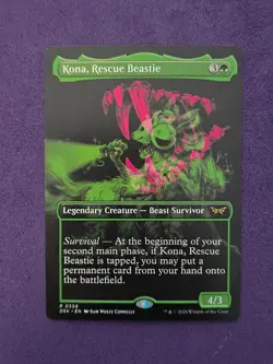 Kona, Rescue Beastie (Showcase) R Duskmourn: House of Horror 358 NM - Image 1