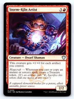 Storm-Kiln Artist - Secrets of Strixhaven Commander - MTG - Image 1