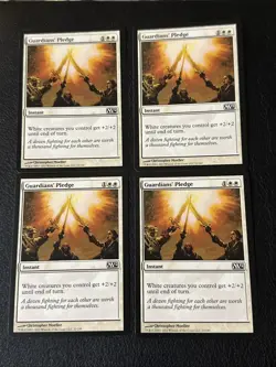 Guardian’s Pledge X4 M12 LP /Ex Condition See Front/back Pics MTG - Image 1