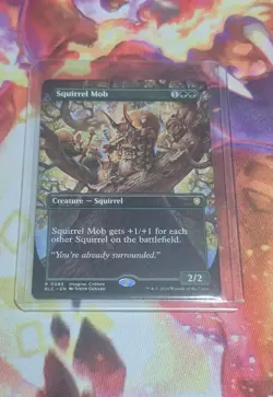 Squirrel Mob (Borderless) Commander: Bloomburrow Regular - Image 1