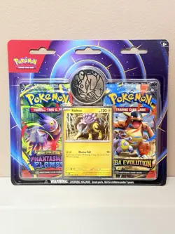 Pokemon Mega Evolution & Phantasmal Flames Sealed 2 Pack Blister—Raikou Promo - Image 1