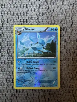 2012 Pokemon Dark Explorers 30/108 Glaceon Reverse Holo MINT Rare Eeveelution - Image 1