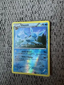 2012 Pokemon Dark Explorers 30/108 Glaceon Reverse Holo MINT Rare Eeveelution - Image 2