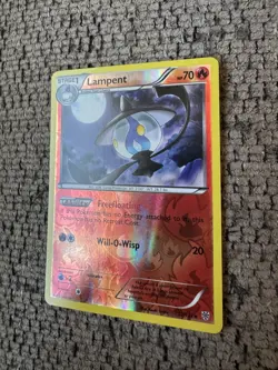 2013 Pokemon Black & White Plasma Storm 22/135 Lampent Reverse Holo NM Rare Card - Image 2