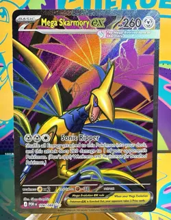 Mega Skarmory ex 106/088 Me03: Perfect Order Holo POR EN Pokemon TCG - Image 1