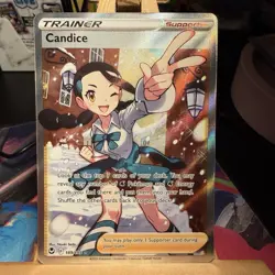 Candice 189/195 Silver Tempest Full Art Trainer Ultra Rare Holo Pokemon TCG MINT - Image 1