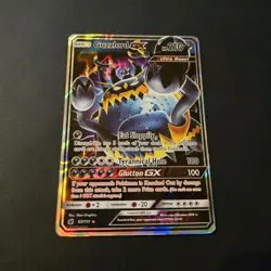 Pokemon Guzzlord GX Ultra Beast Full Art Holo 63/111 SM Crimson Invasion 210HP - Image 1