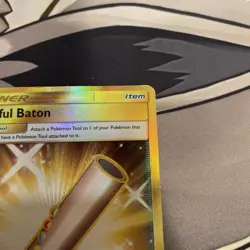 Wishful Baton (Secret) 121/111 Crimson Invasion Holo Sun & Moon Pokemon 2017 HP - Image 5