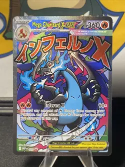 Pokemon TCG Mega Charizard X ex Phantasmal Flames Double Rare Ultra Rare Promo - Image 2