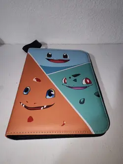 Pokemon Card Binder With Gen 1 Starters On The Cover - Image 1
