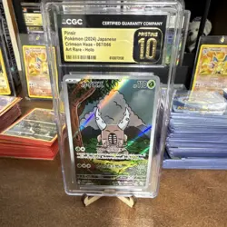 Pokemon TCG 2024 Pinsir Crimson Haze 067/066 Art Rare Holo Japanese CGC 10 - Image 1