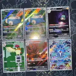 Pokemon Illustration Rare Card Lot Of 6- Scarlet & Violet Various Sets- TCG - Image 1