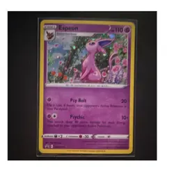 The Pokemon Company Espeon SWSH174 SWSH Promo Holo Stage 1 110 HP Psy Bolt - Image 1