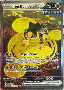 Iron Boulder ex Special Illustration Rare - 207/162 - Temporal Forces Pokemon - Image 1