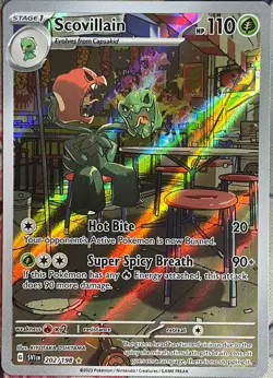 Scovillain Illustration Rare Holo - 202/198 - Scarlet & Violet Base Pokemon 2023 - Image 1