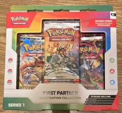 Pokemon First Partner Illustration Collection Series 1 Promo Booster Box English - Image 1