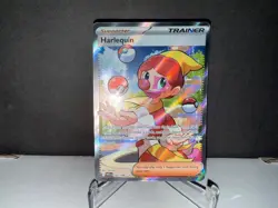 2025 Pokemon TCG Harlequin 163 S&V White Flare Full Art Ultra Rare Card NM+ - Image 1