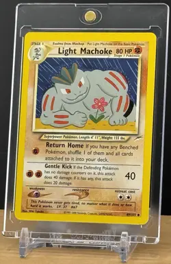 Pokemon TCG - Neo Destiny - Light Machoke 49/105 Uncommon - WOTC - NM - Image 4