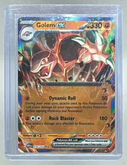 Golem ex 2023 Pokemon Scarlet Violet 151 MEW EN #076 - Image 1