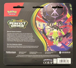 Perfect Order 3-Pack Blister (Chikorita) ME03 Pokemon TCG Factory Sealed - Image 2