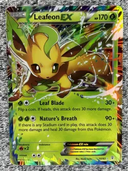 Leafeon EX 10/83 Ultra Rare Pokemon TCG Generations NM - Image 1