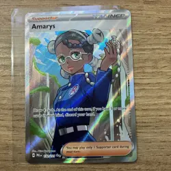 Amarys Full Art Trainer 132/131 Prismatic Evolutions S&V Pokemon Card MINT - Image 1