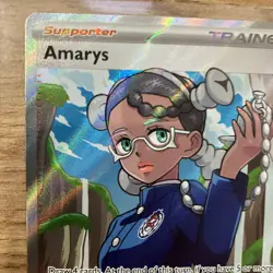 Amarys Full Art Trainer 132/131 Prismatic Evolutions S&V Pokemon Card MINT - Image 5