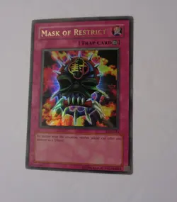 Mask of Restrict LON-018 (Ultra Rare, Unlimited, Lightly Played / LP) Yugioh - Image 1