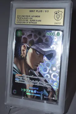 Trafalgar Law / 2023 One Piece Japanese / OP01-047 SR / GSG 9.5 Mint Plus - Image 1