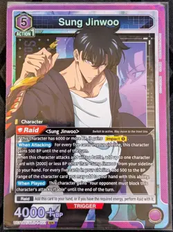 Sung Jinwoo SR UE17BT/SLG-1-021 - Union Arena: Solo Leveling - English - Image 1