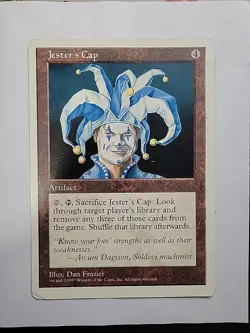 MTG - Jester's Cap - Oversized Magic Card Promos 1997 6x9 - Image 1