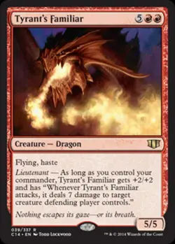 Tyrant's Familiar - Medium Play MTG Commander 2014 Edition - Image 1