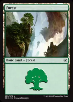 Forest (33) - Near Mint MTG Duel Decks: Nissa vs Ob Nixilis - Image 1