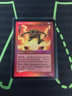 MTG Magic The Gathering Skirk Marauder Foil Promo Red Goblin Commander - Image 1